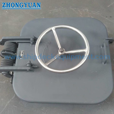 CB/T 3728 C 퀵 액션 Weathertight Small Steel Hatch Cover Open 양면 해양 복장