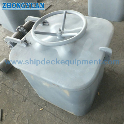CB/T 3728 C 퀵 액션 Weathertight Small Steel Hatch Cover Open 양면 해양 복장