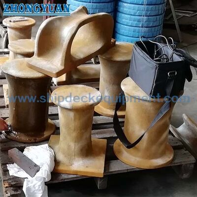8~10인치 Cast Steel Single Bitt Bollards for Barges & Workboats.