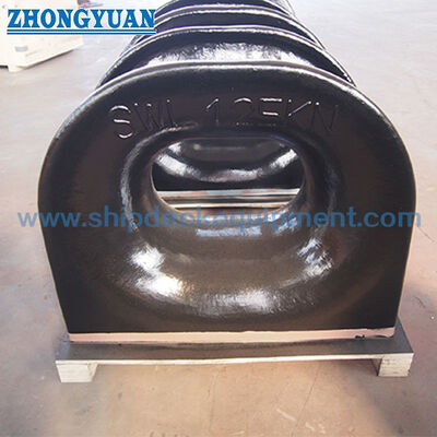 갑판에 장착된 철근 매킹 턱 DIN 81915 C 타입 SWL 10 ~ 320 kN