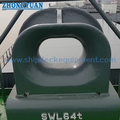 갑판에 장착된 철근 매킹 턱 DIN 81915 C 타입 SWL 10 ~ 320 kN