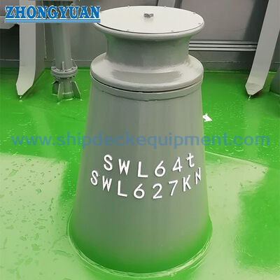 턱이 있는 단일 롤러 페데스탈 페어플레드 (single roller pedestal fairlead)
