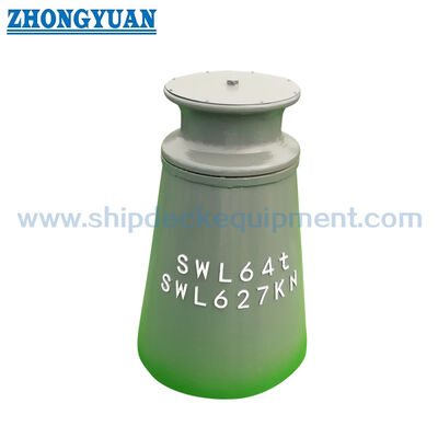 턱이 있는 단일 롤러 페데스탈 페어플레드 (single roller pedestal fairlead)