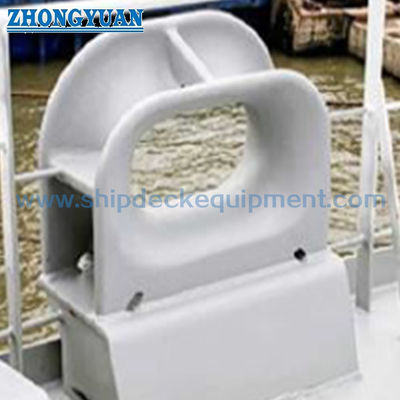 DIN 81915 타입 D 갑판에 장착된 Cast Steel Horn Chock